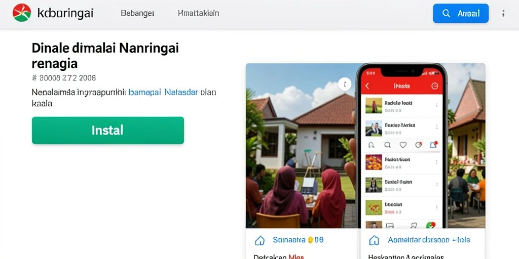 Tampilan menu utama yang menarik dan mudah digunakan.