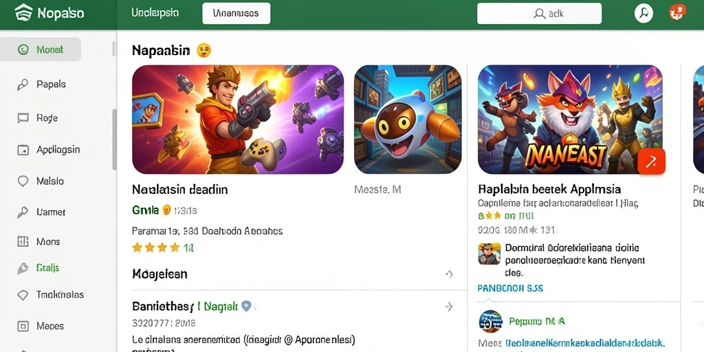 Tampilan awal yang menarik dan mudah dinavigasi.
