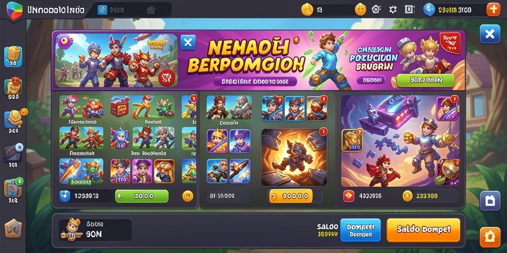 Screenshot menampilkan level permainan yang penuh tantangan.