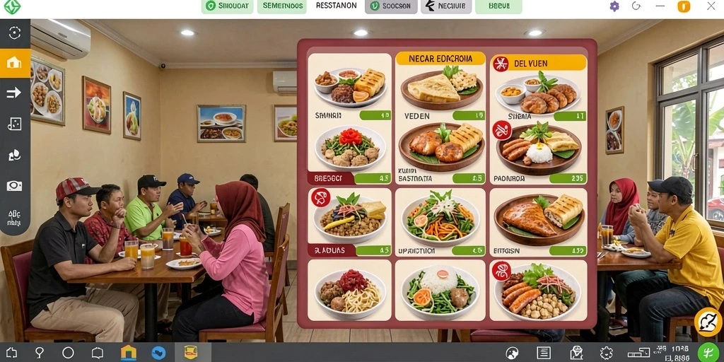 Screenshot menampilkan tampilan antarmuka yang menarik.