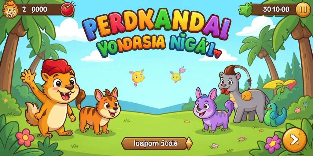 Tampilan awal permainan TKP188 yang menarik.